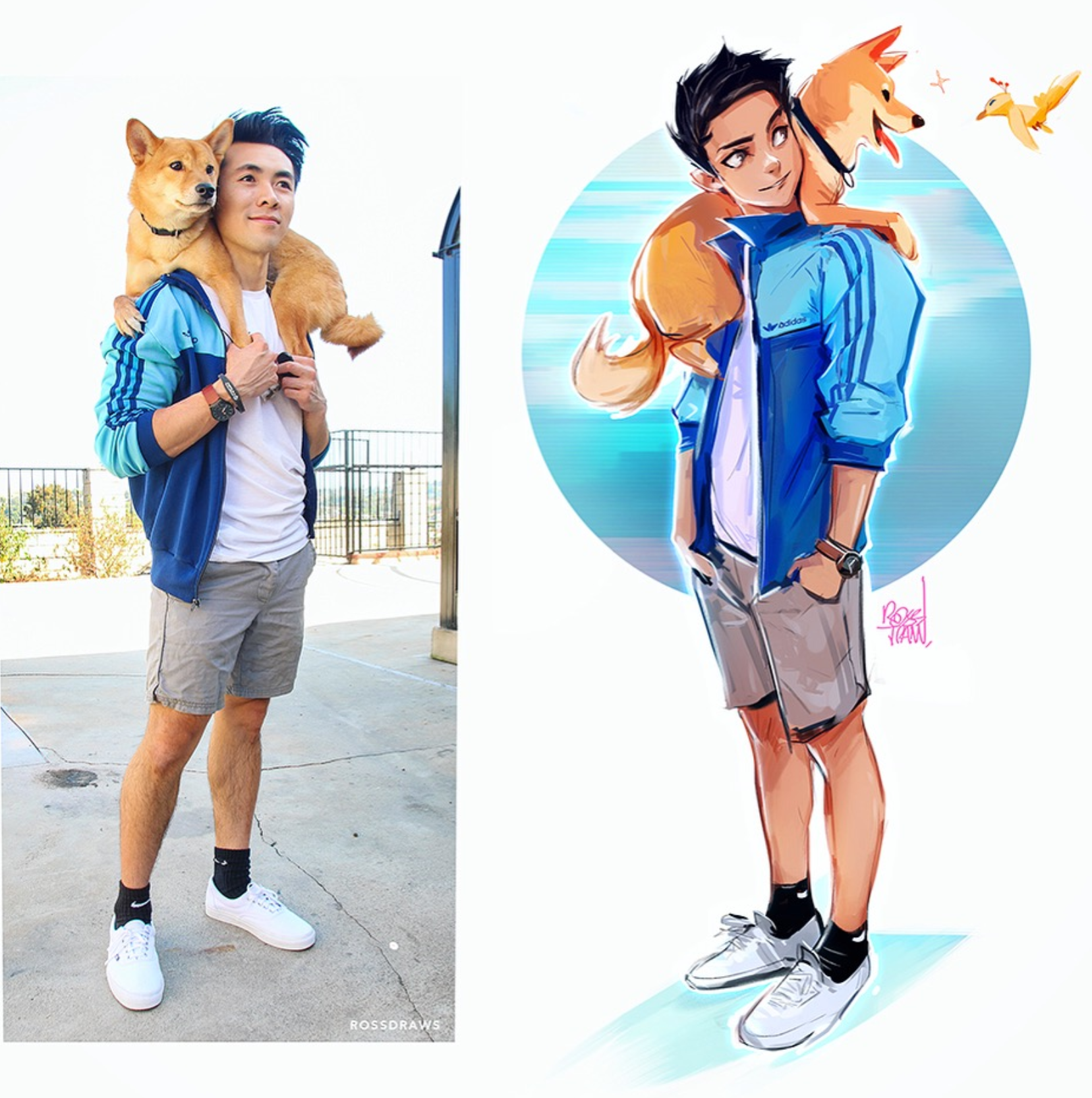 ross and milo art